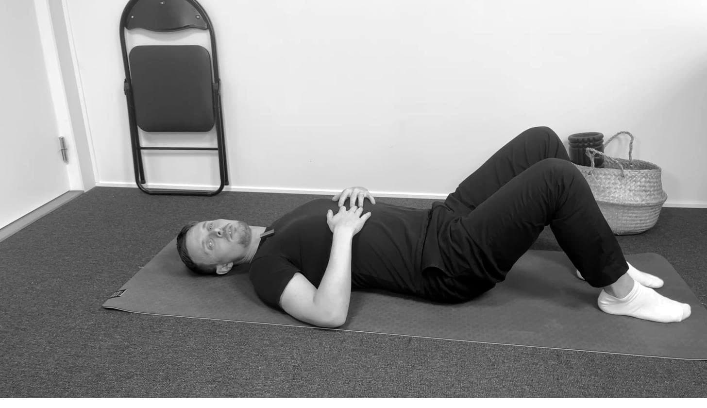 Hooklying Single Hip Lifts