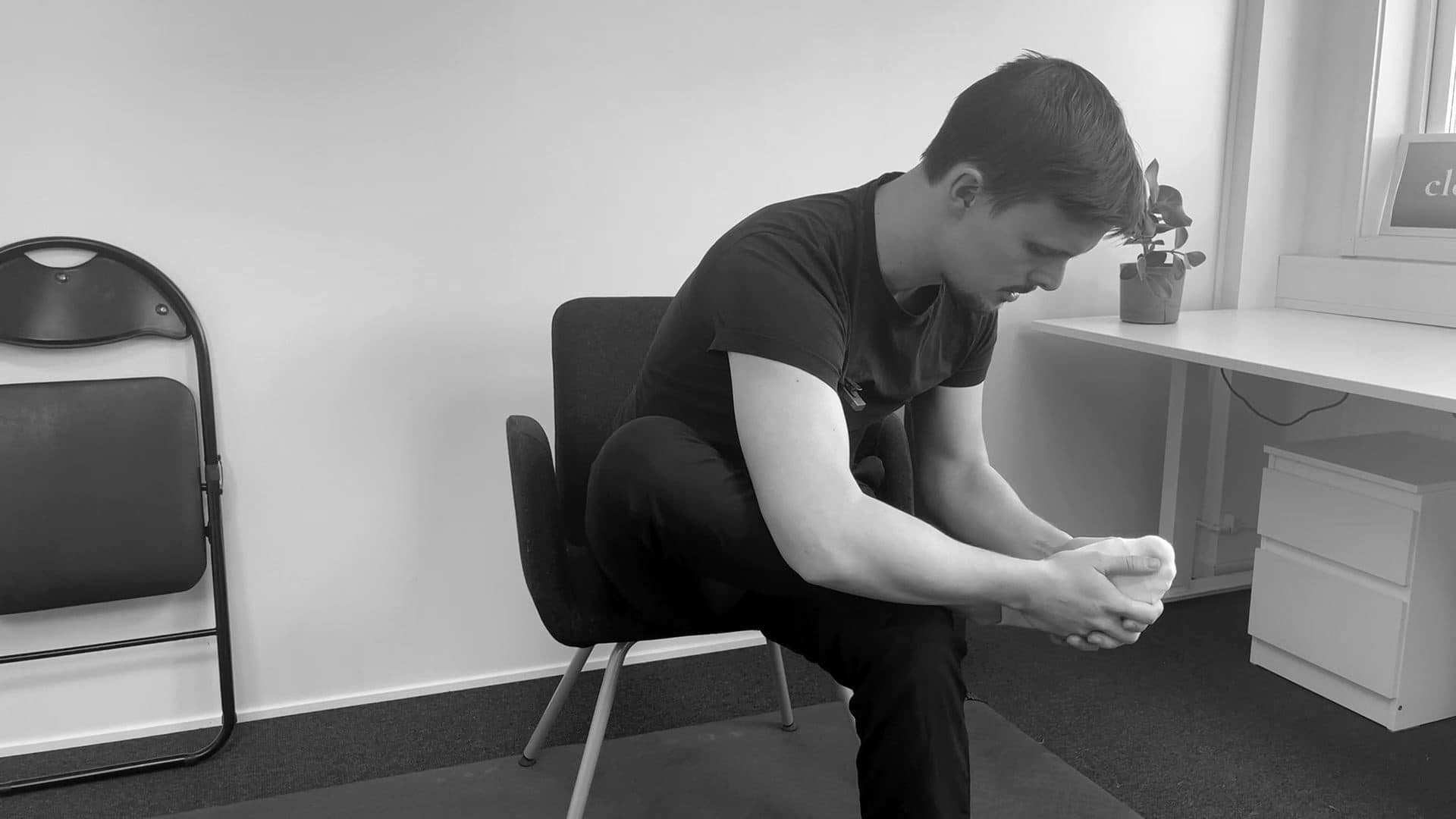 Sitting One Leg Hip Stretch