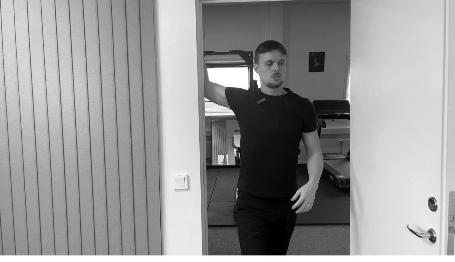 Standing One Arm Chest Stretch