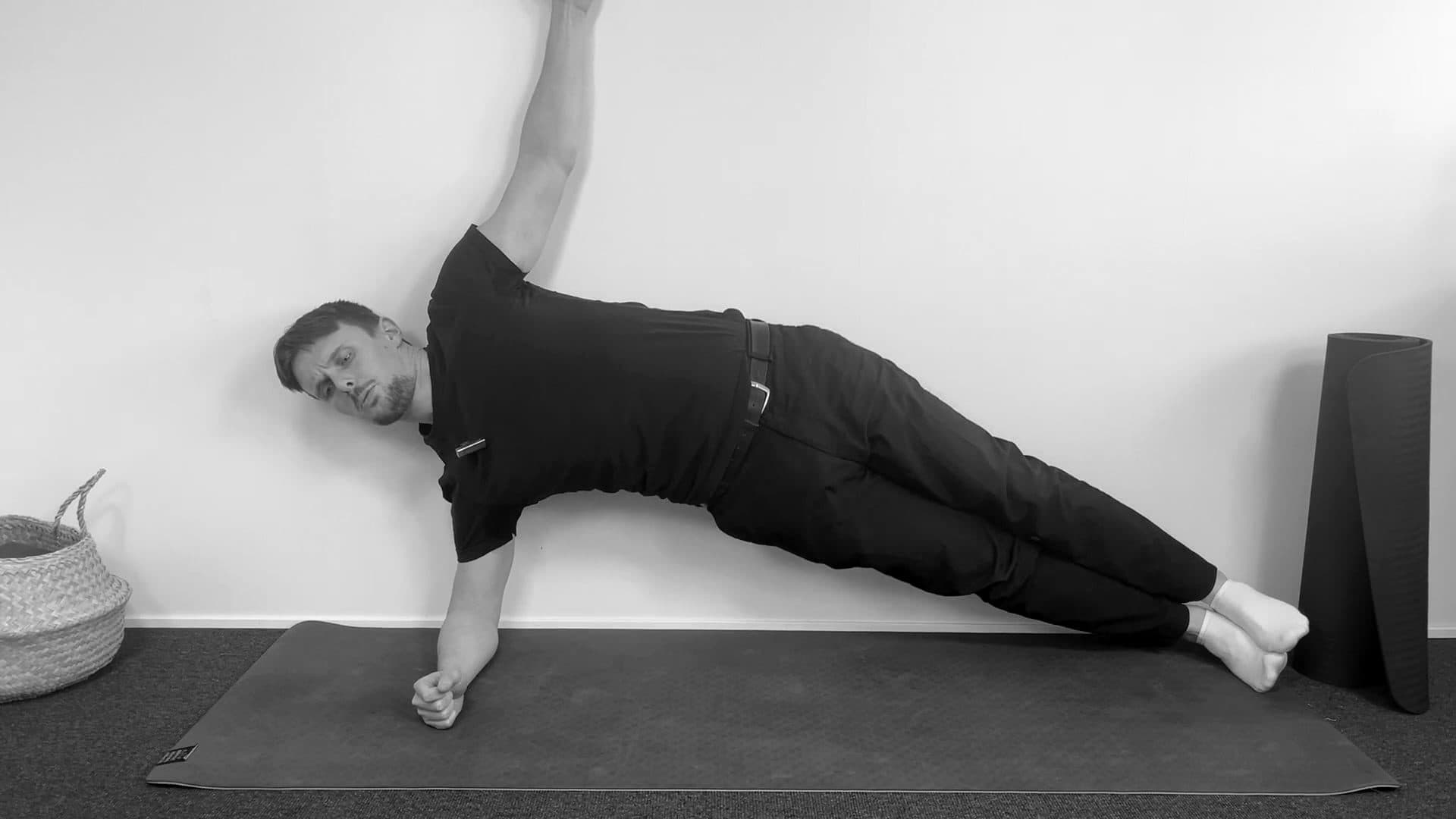Wall Sidelying Hip Lifts