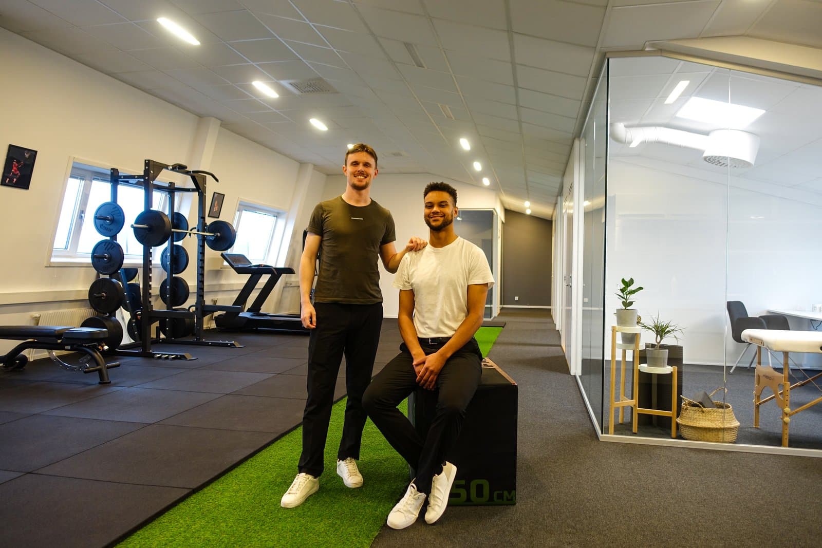 Christopher och Felix på Cleer Klinik
